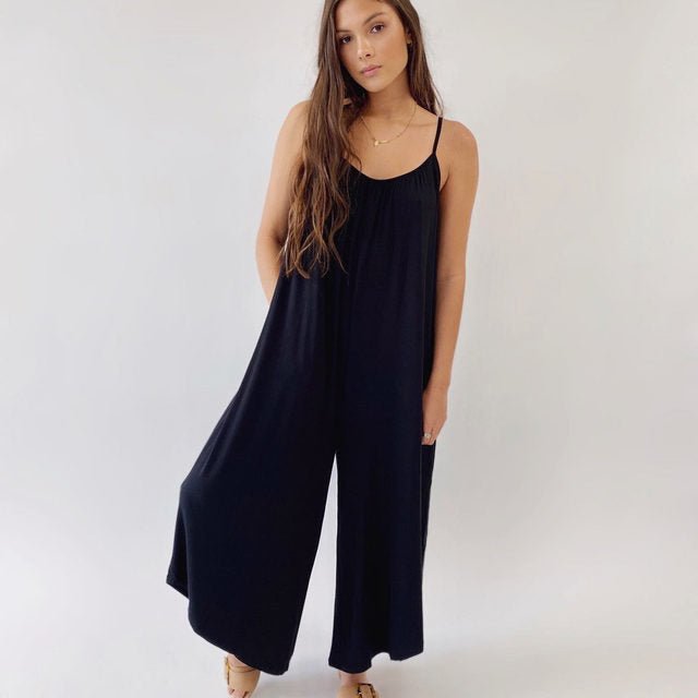 FLARED JUMPSUIT - Uptown Boutique Ramona