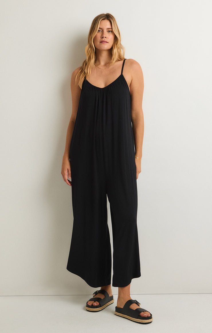 FLARED JUMPSUIT - Uptown Boutique Ramona