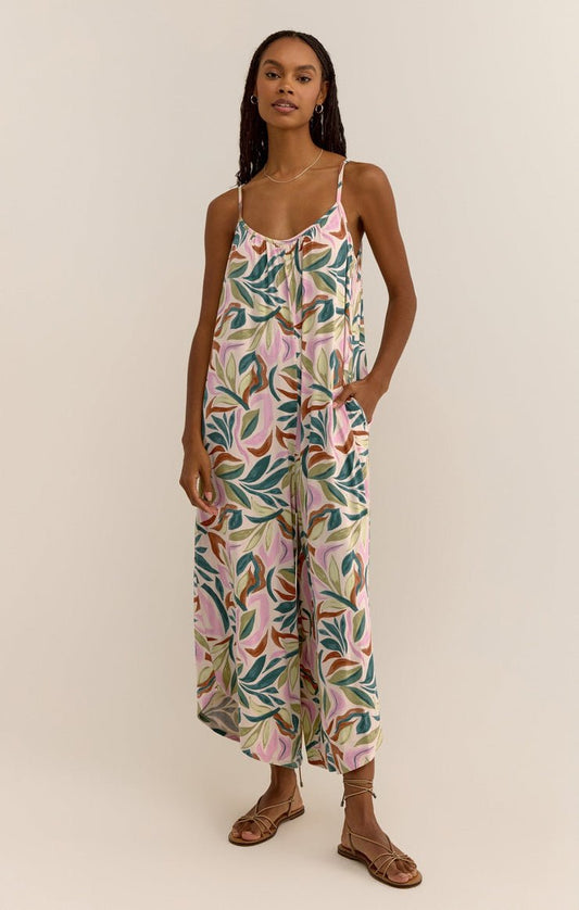 FLARED SAFARI JUMPSUIT - Uptown Boutique Ramona