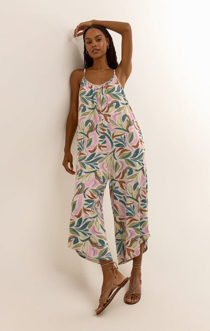 FLARED SAFARI JUMPSUIT - Uptown Boutique Ramona