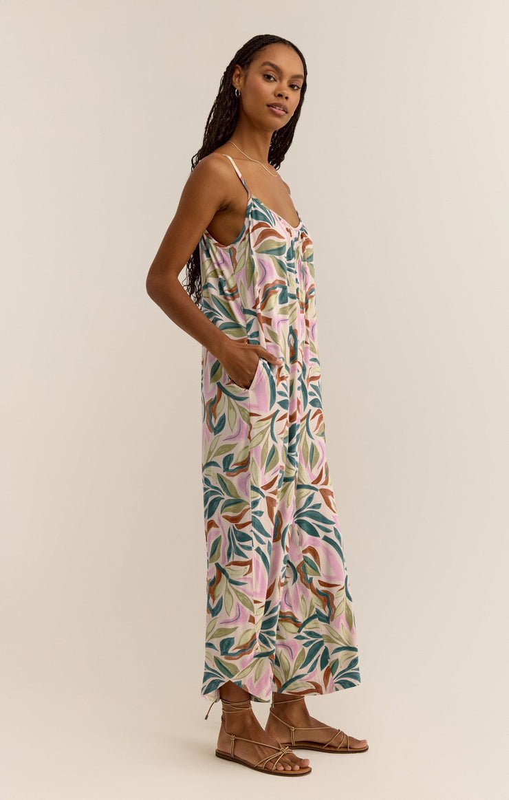 FLARED SAFARI JUMPSUIT - Uptown Boutique Ramona