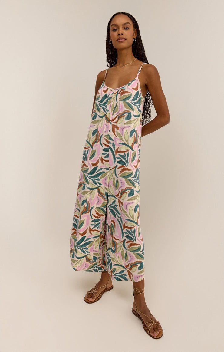 FLARED SAFARI JUMPSUIT - Uptown Boutique Ramona