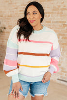 Flawless Features Striped Sweater (Online Exclusive) - Uptown Boutique Ramona