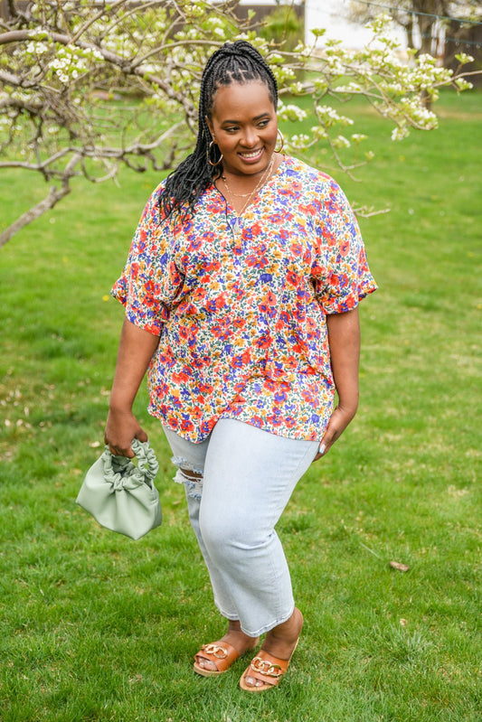 Floral Breeze Top (Online Exclusive) - Uptown Boutique Ramona