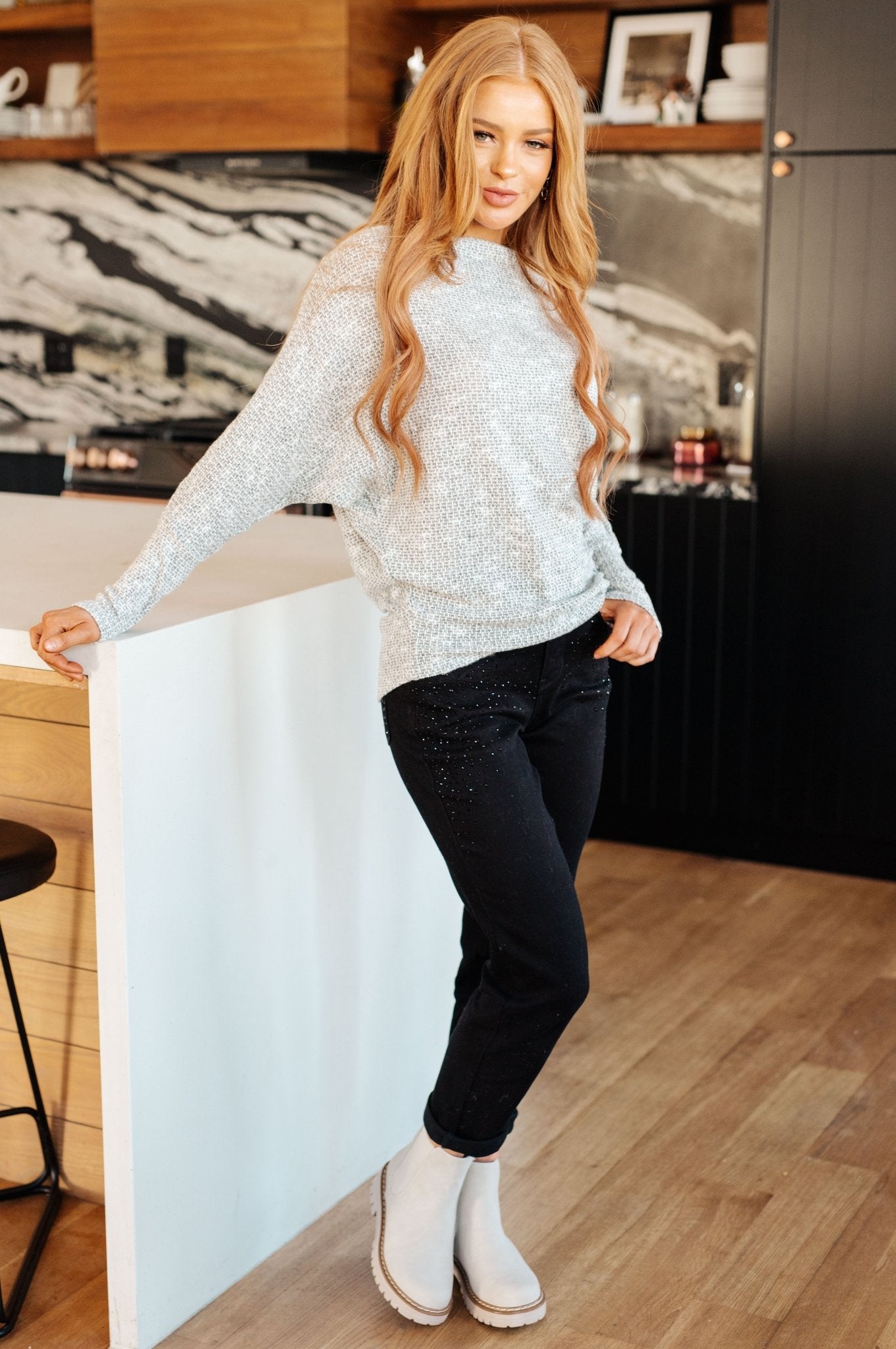 Foggy Idea Boatneck Top (Online Exclusive) - Uptown Boutique Ramona