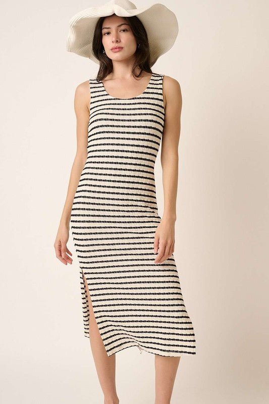 For The Memories Striped Dress - Uptown Boutique Ramona