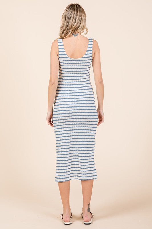 For The Memories Striped Dress - Uptown Boutique Ramona