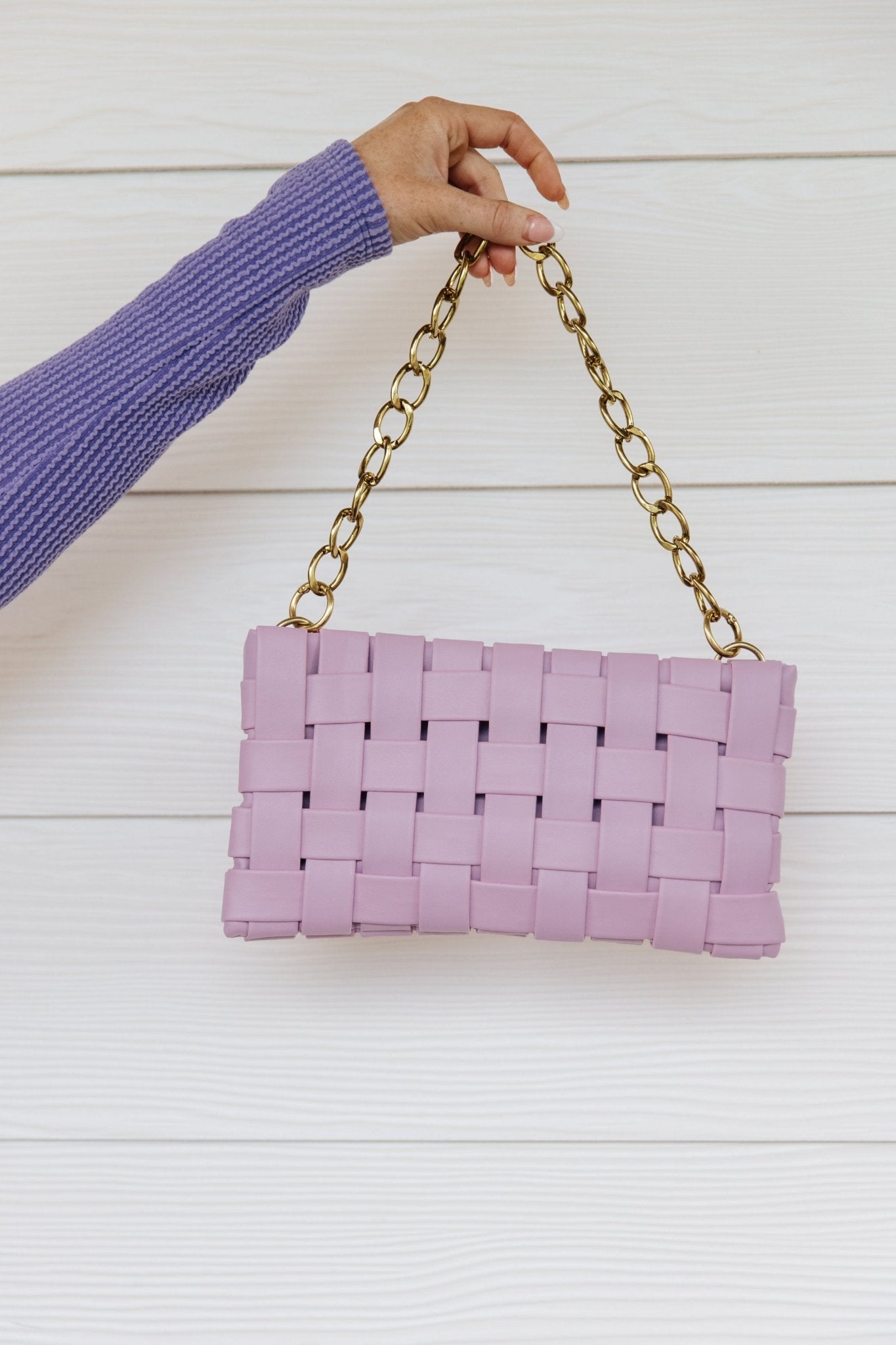 Forever Falling Handbag in Lilac (Online Exclusive) - Uptown Boutique Ramona