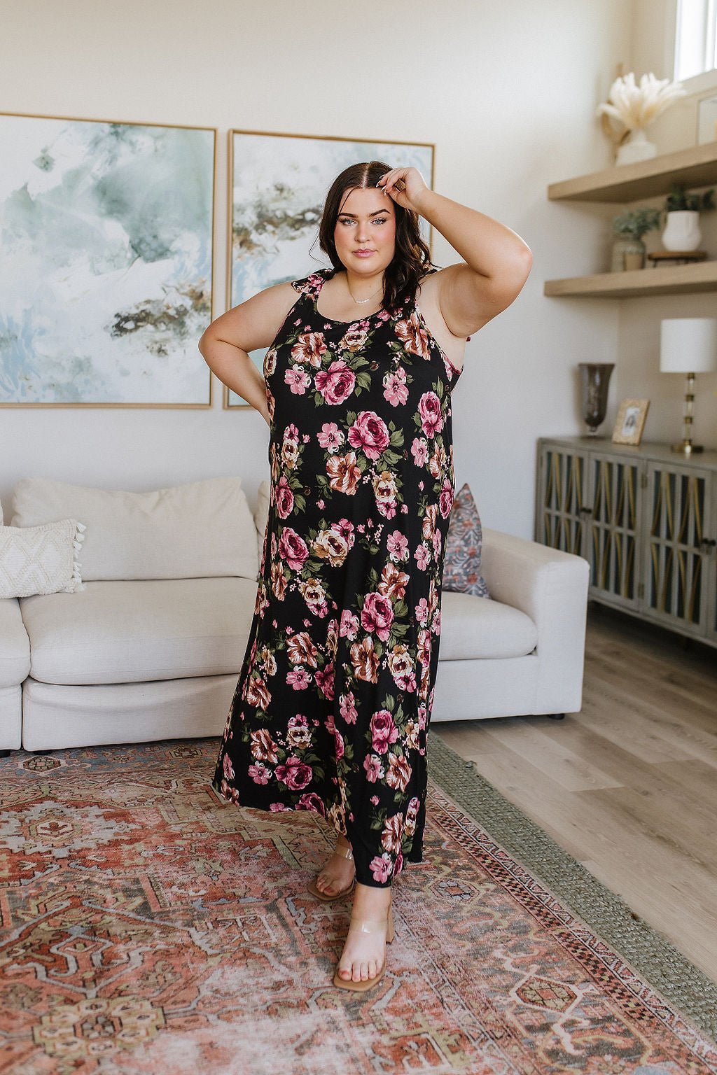 Fortuitous in Floral Maxi Dress (Online Exclusive) - Uptown Boutique Ramona