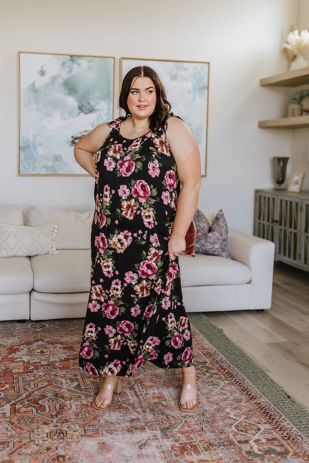 Fortuitous in Floral Maxi Dress (Online Exclusive) - Uptown Boutique Ramona