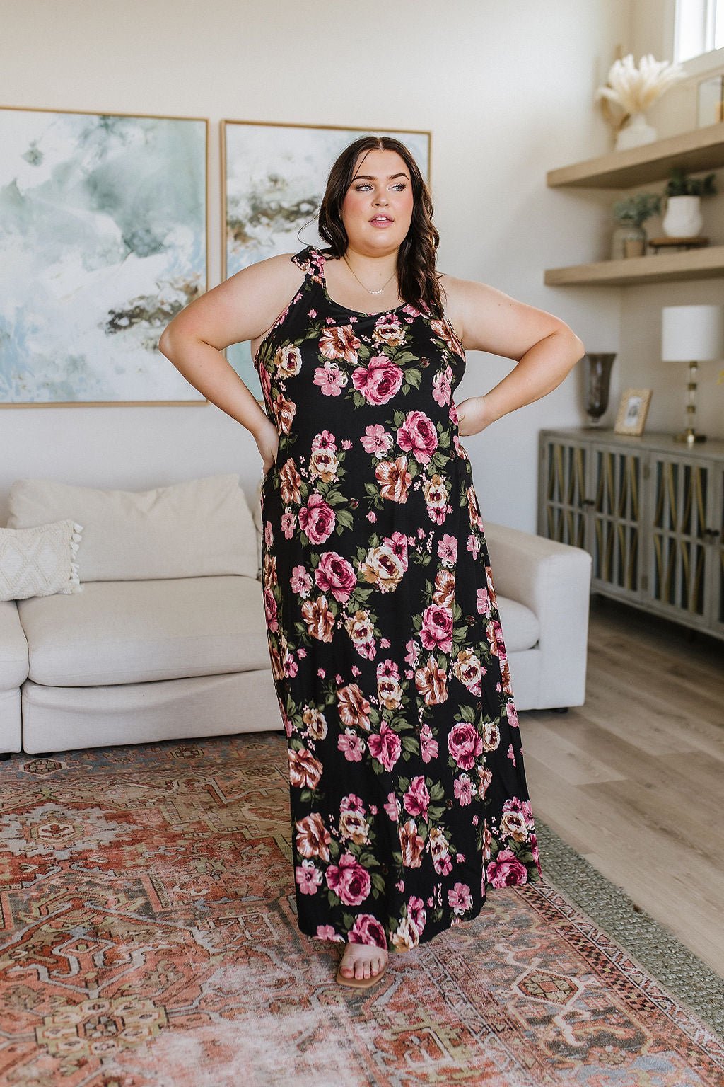 Fortuitous in Floral Maxi Dress (Online Exclusive) - Uptown Boutique Ramona