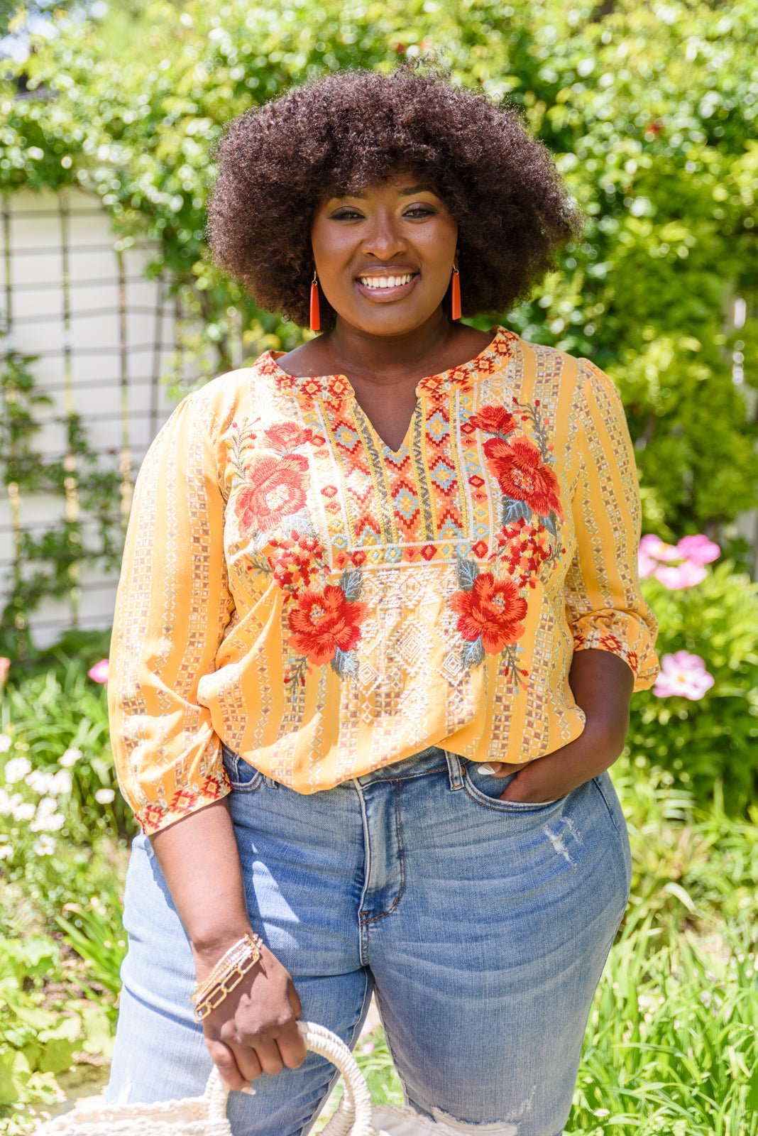 Freehand Art Shirt (Online Exclusive) - Uptown Boutique Ramona