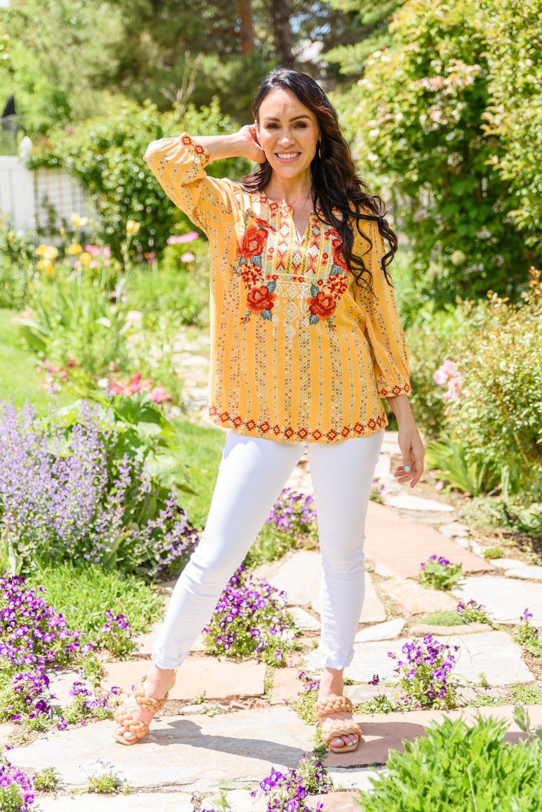 Freehand Art Shirt (Online Exclusive) - Uptown Boutique Ramona