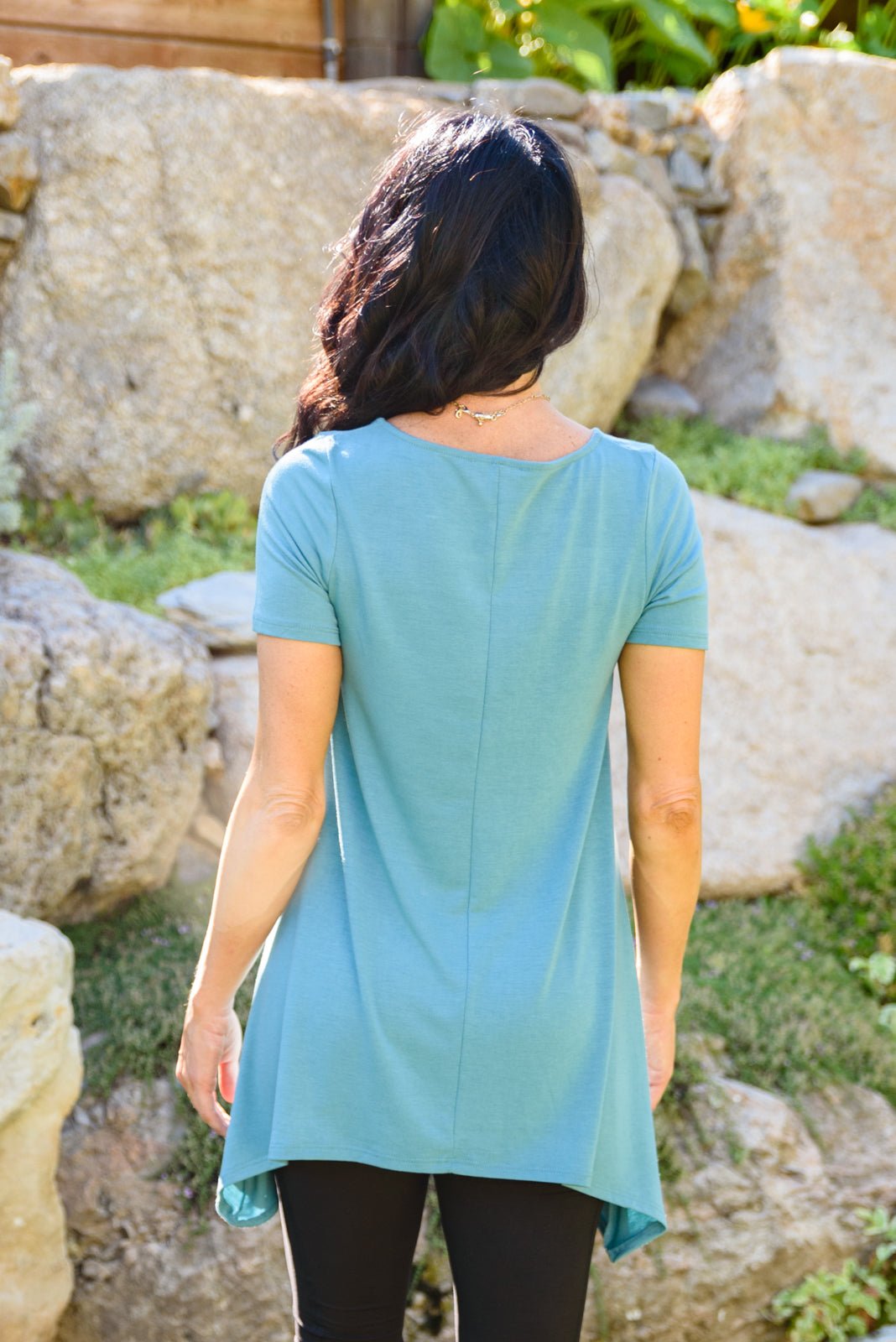 Fresh Feels Top In Teal (Online Exclusive) - Uptown Boutique Ramona