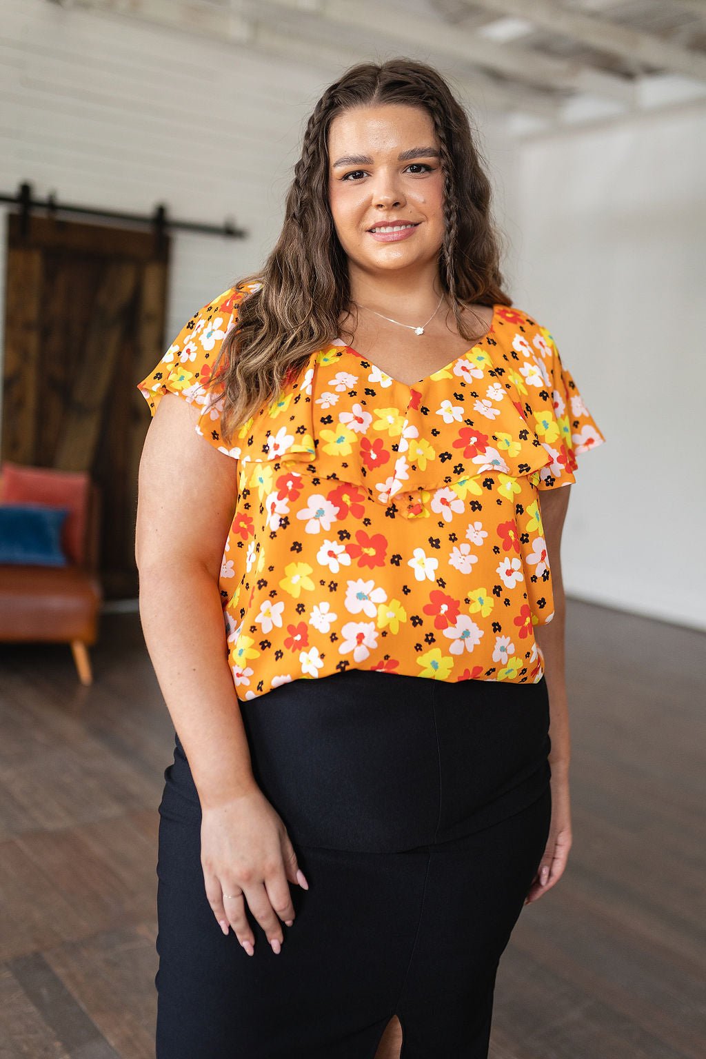 Freshly Picked Floral Top - Uptown Boutique Ramona