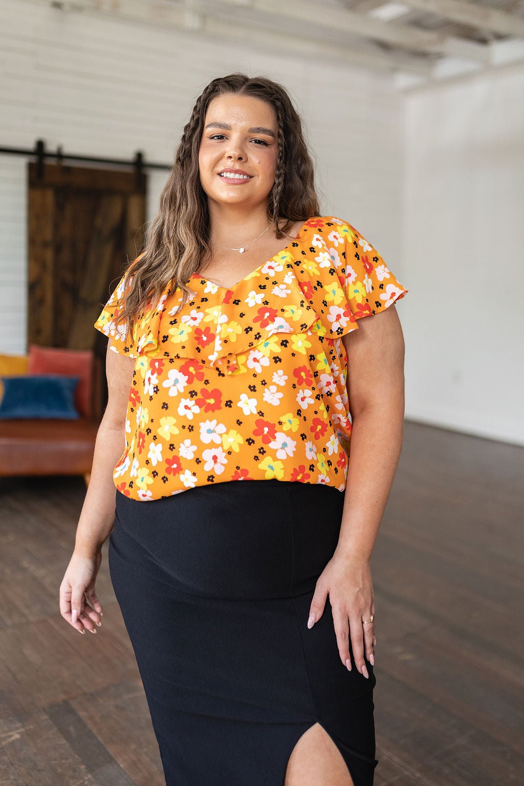 Freshly Picked Floral Top - Uptown Boutique Ramona