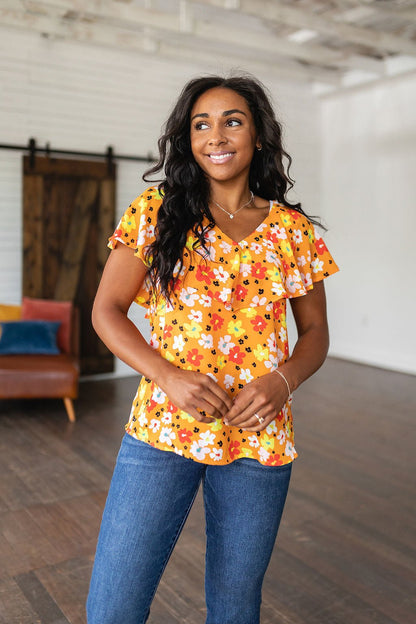 Freshly Picked Floral Top - Uptown Boutique Ramona