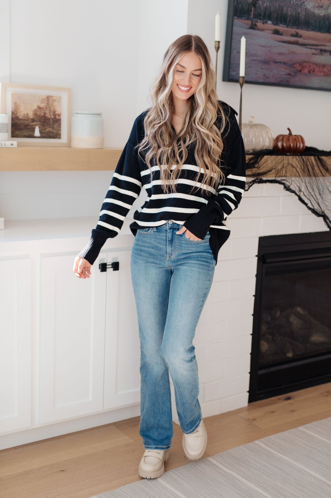 From Here On Out Striped Sweater (Online Exclusive) - Uptown Boutique Ramona