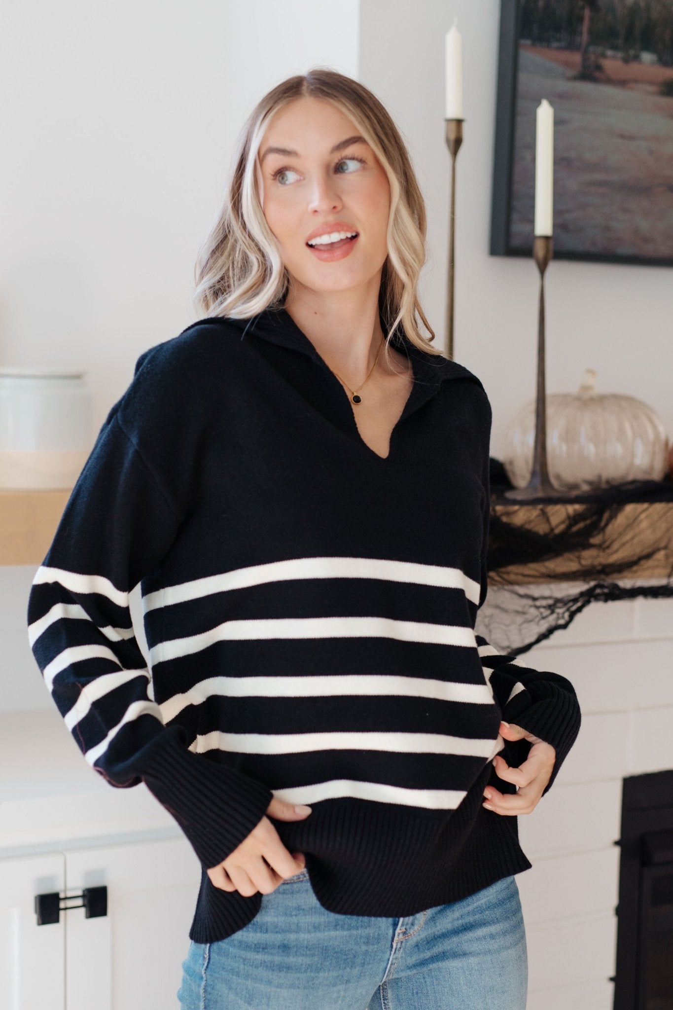 From Here On Out Striped Sweater (Online Exclusive) - Uptown Boutique Ramona