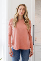 Fun Beginnings Raglan Top In Dusty Mauve (Online Exclusive) - Uptown Boutique Ramona