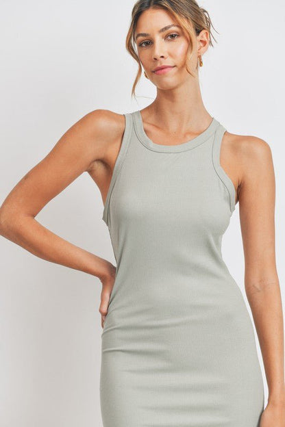 Gabby Ribbed Bodycon Dress *FS - Uptown Boutique Ramona