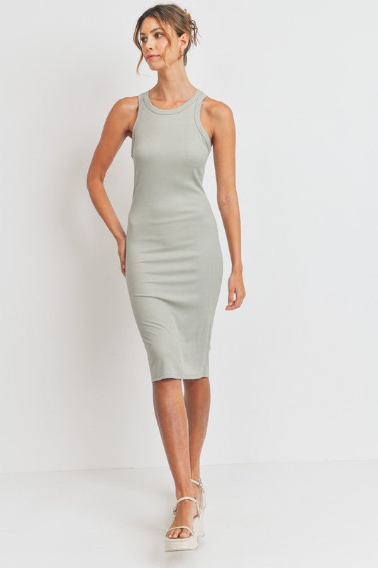 Gabby Ribbed Bodycon Dress *FS - Uptown Boutique Ramona