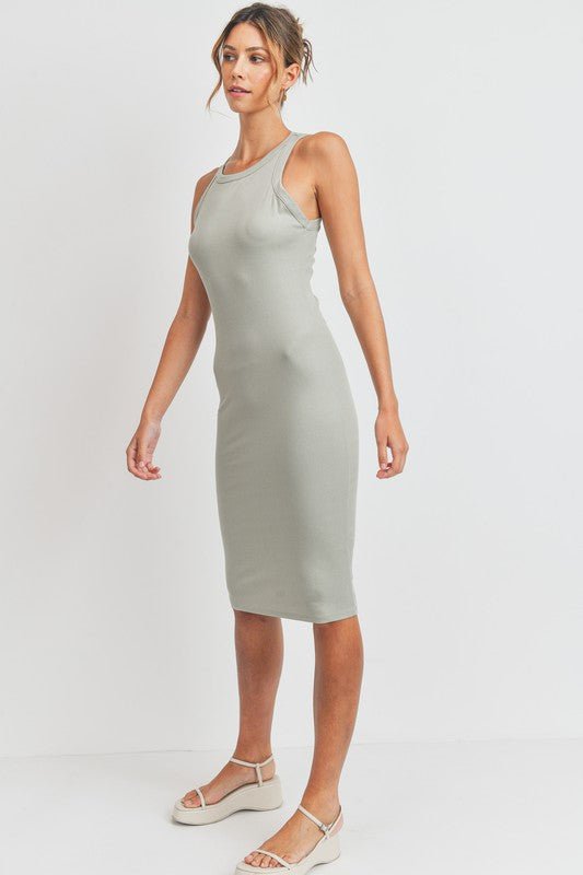 Gabby Ribbed Bodycon Dress *FS - Uptown Boutique Ramona