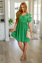 Garden Goddess V - Neck Dress - Uptown Boutique Ramona