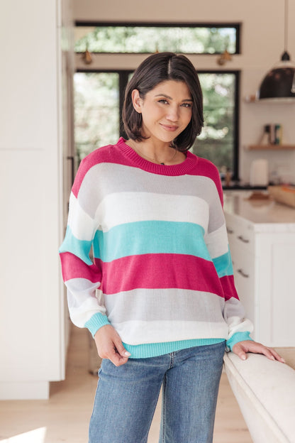 Get It Started Striped Sweater (Online Exclusive) - Uptown Boutique Ramona