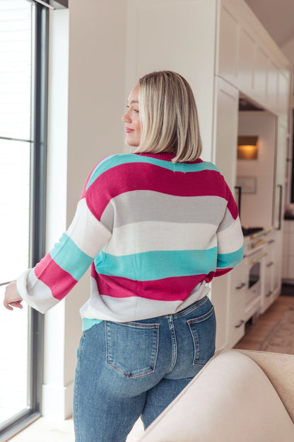 Get It Started Striped Sweater (Online Exclusive) - Uptown Boutique Ramona