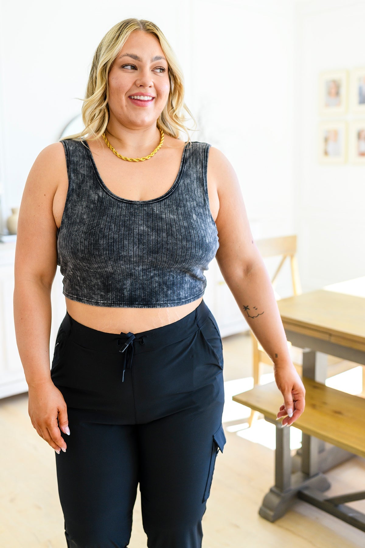 Get On My Level Cropped Cami (Online Exclusive) - Uptown Boutique Ramona