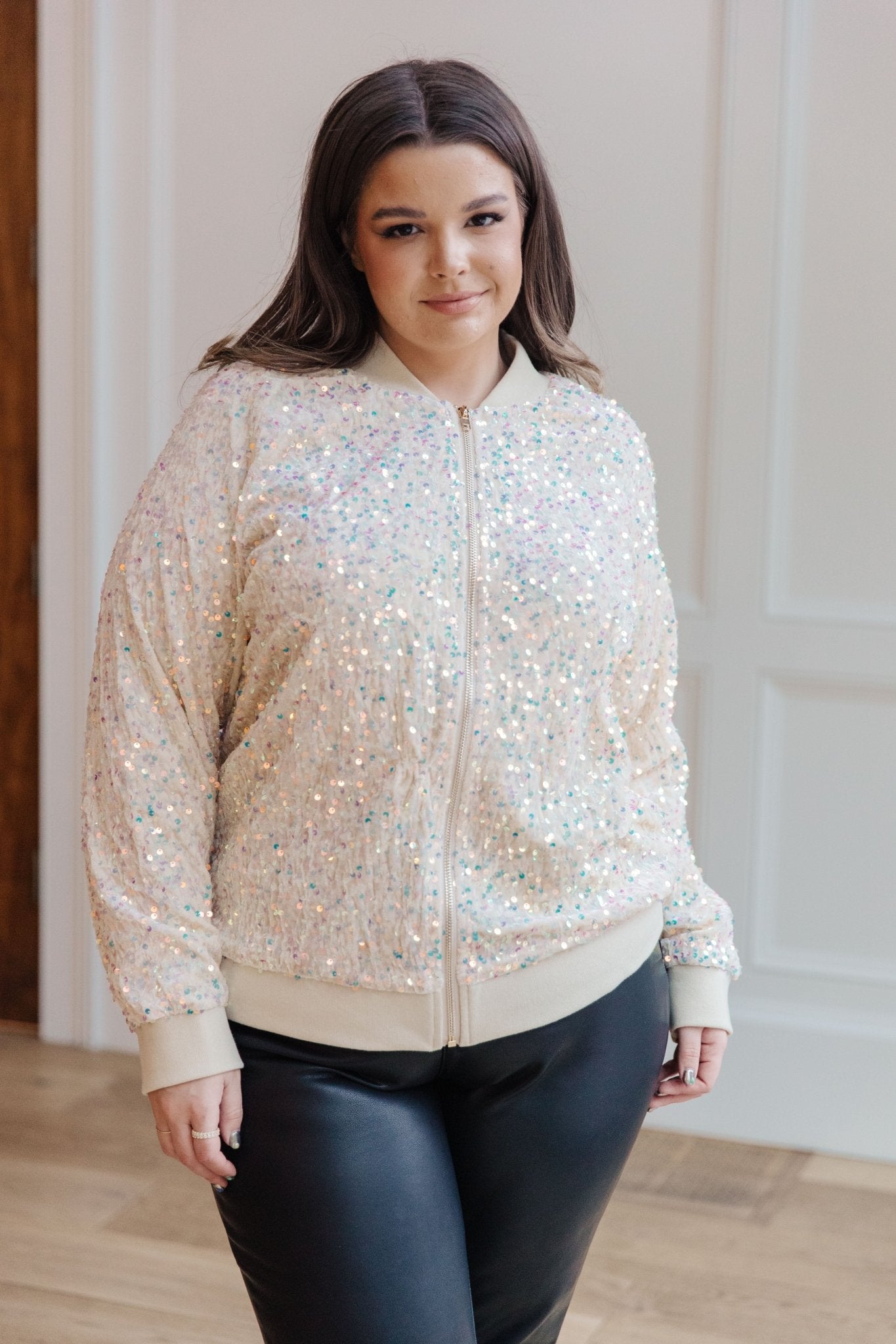 Glitter Bomb Sequin Bomber Jacket (Online Exclusive) - Uptown Boutique Ramona