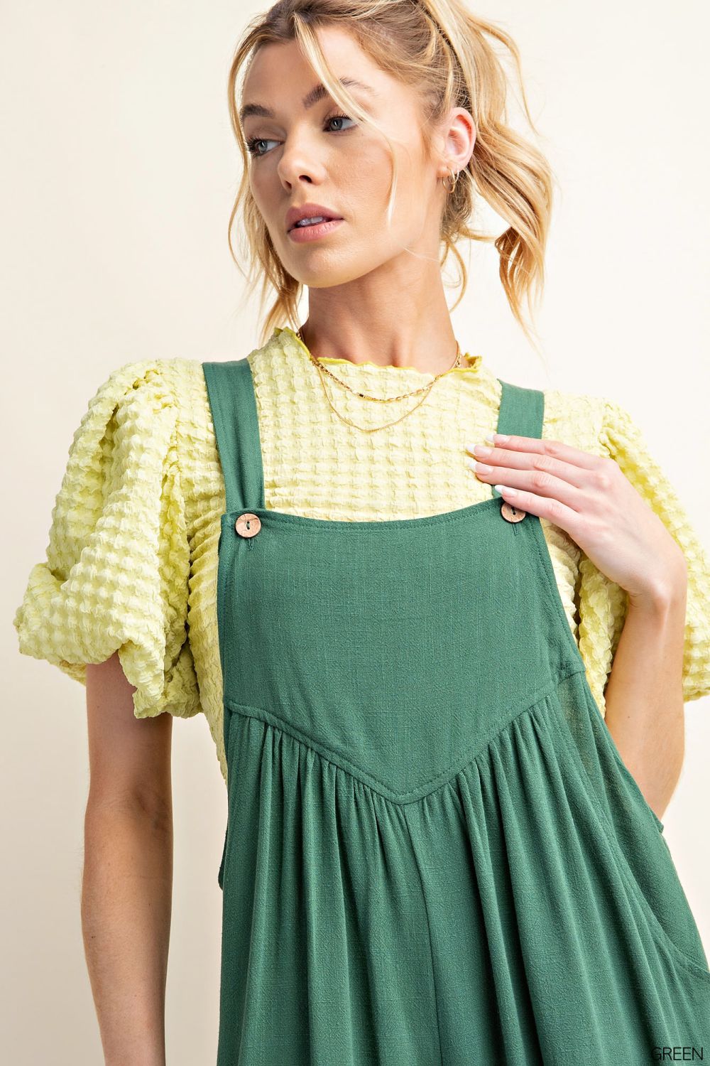 Glorious Days Linen Overalls - Uptown Boutique Ramona