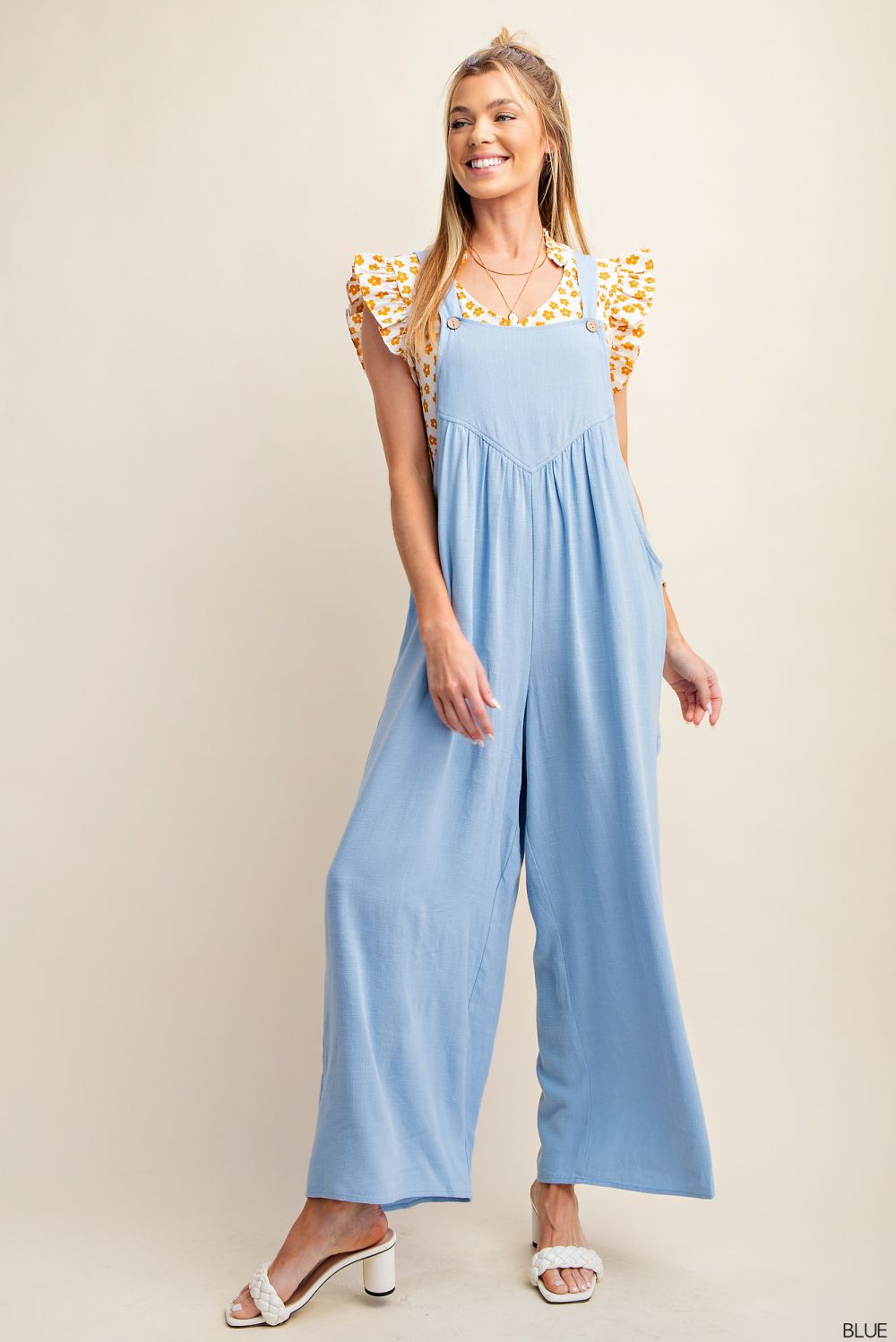 Glorious Days Linen Overalls - Uptown Boutique Ramona