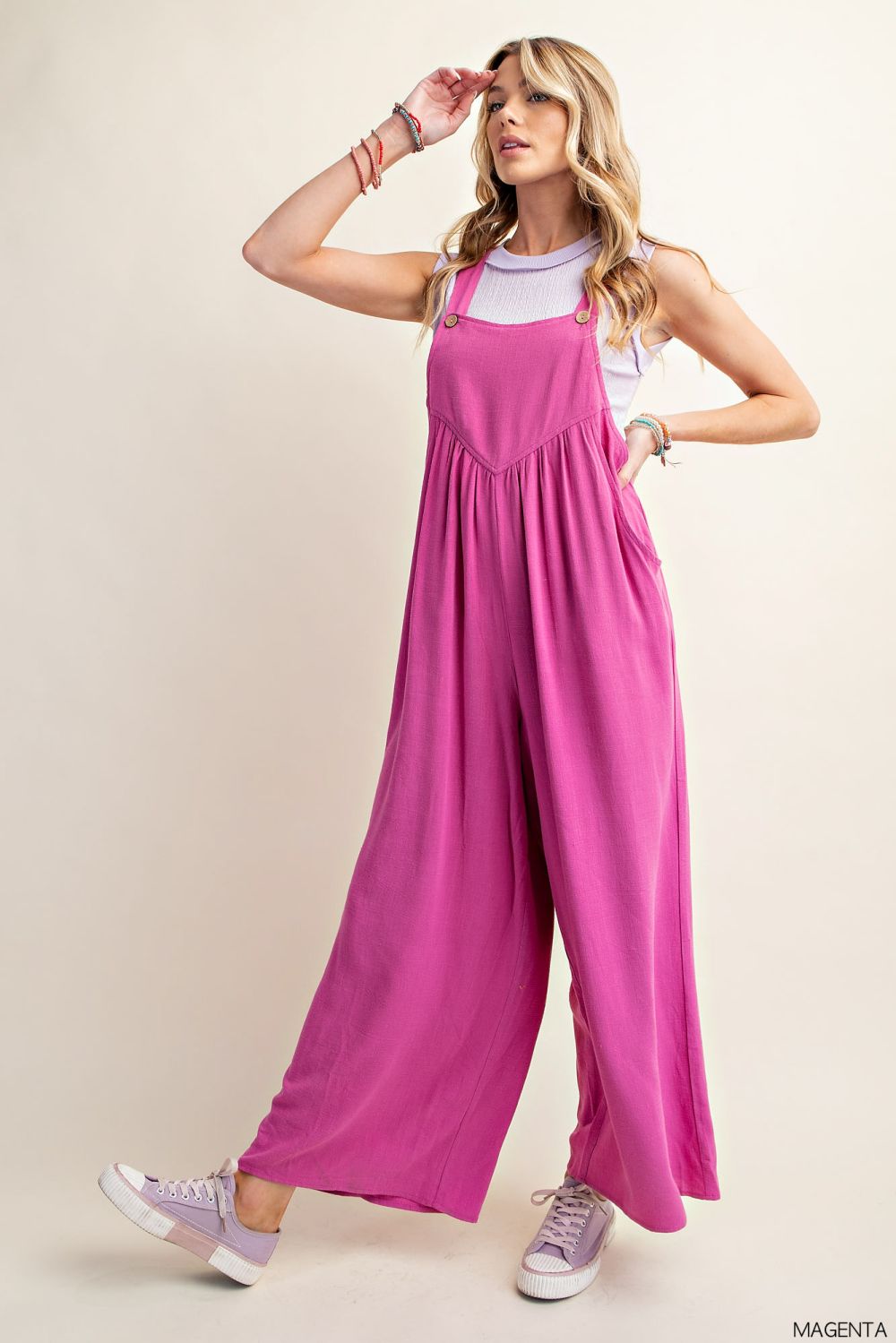 Glorious Days Linen Overalls - Uptown Boutique Ramona