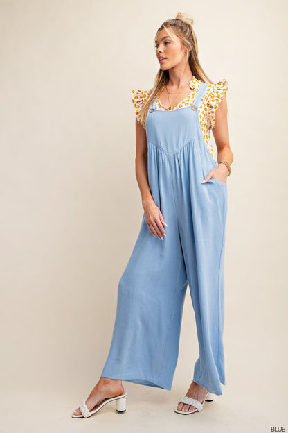 Glorious Days Linen Overalls - Uptown Boutique Ramona