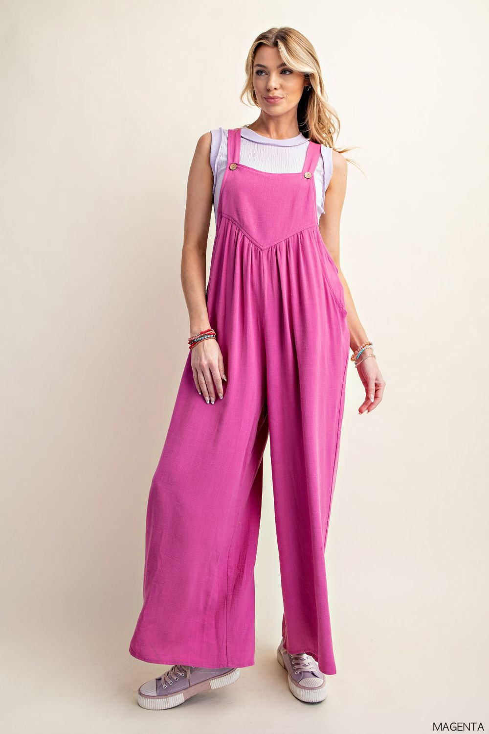 Glorious Days Linen Overalls - Uptown Boutique Ramona