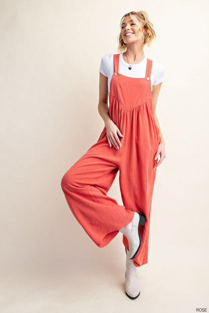 Glorious Days Linen Overalls - Uptown Boutique Ramona