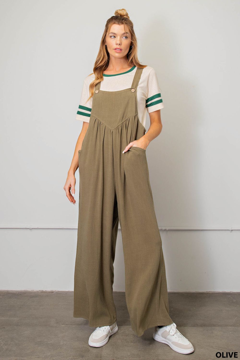 Glorious Days Linen Overalls - Uptown Boutique Ramona