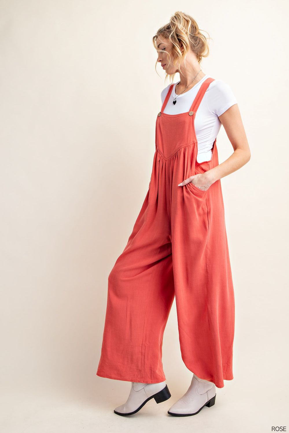 Glorious Days Linen Overalls - Uptown Boutique Ramona