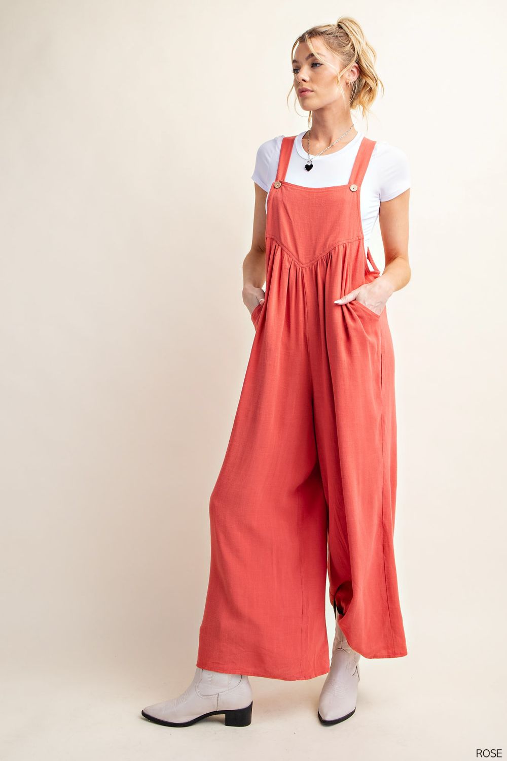 Glorious Days Linen Overalls - Uptown Boutique Ramona