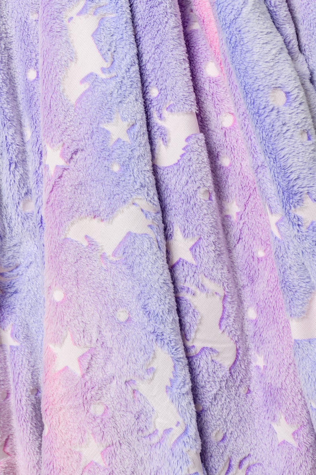 Glow in the Dark Blanket in Unicorn Rainbow (Online Exclusive) - Uptown Boutique Ramona