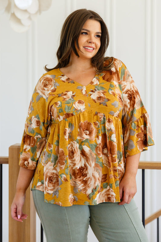 Go With the Flow V - Neck Top (Online Exclusive) - Uptown Boutique Ramona