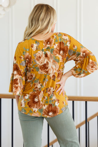 Go With the Flow V - Neck Top (Online Exclusive) - Uptown Boutique Ramona