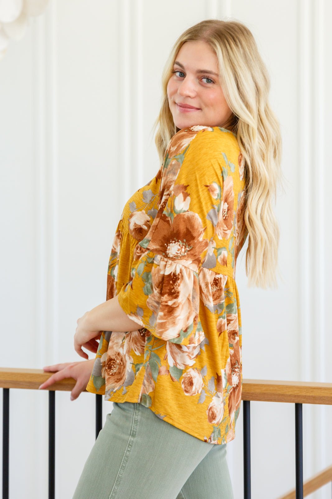 Go With the Flow V - Neck Top (Online Exclusive) - Uptown Boutique Ramona