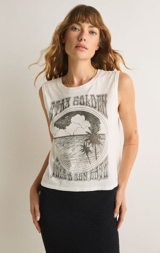 GOLDEN LA MER TANK - Uptown Boutique Ramona