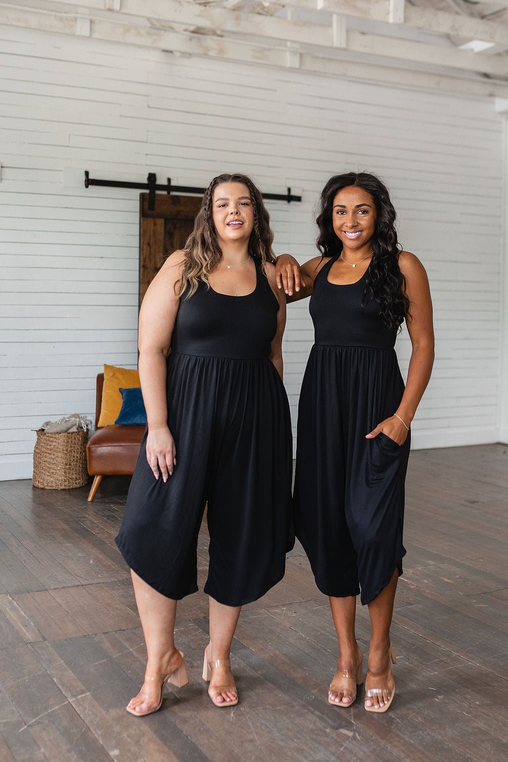 Good Idea Jumpsuit in Black (Online Exclusive) - Uptown Boutique Ramona