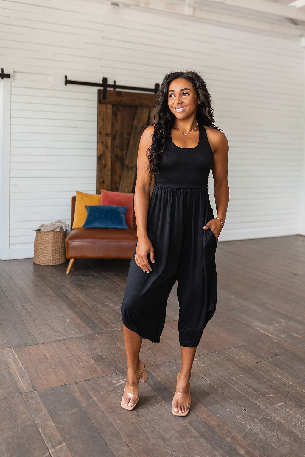 Good Idea Jumpsuit in Black (Online Exclusive) - Uptown Boutique Ramona