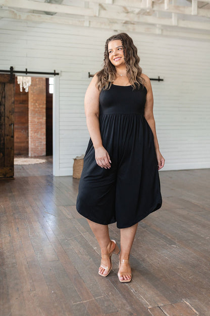 Good Idea Jumpsuit in Black (Online Exclusive) - Uptown Boutique Ramona