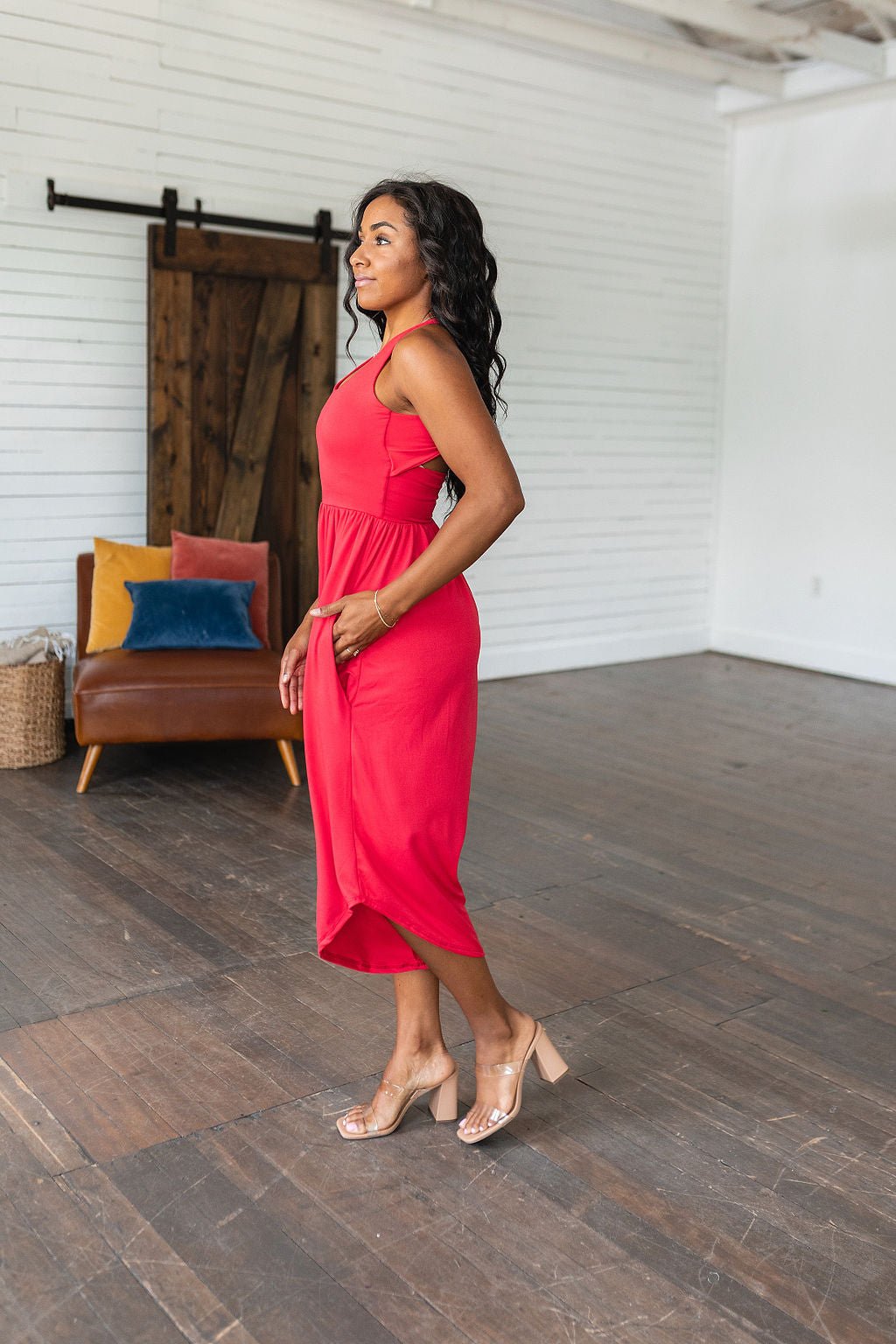 Good Idea Jumpsuit in Red (Online Exclusive) - Uptown Boutique Ramona